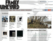 Tablet Screenshot of family-vineyard.com